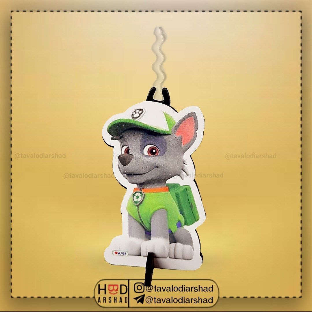 شمع استند عروسکی راکی